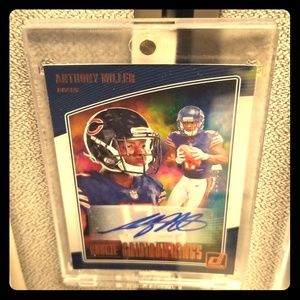 Panini Donruss Anthony Miller auto Rookie card